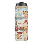 Mrs Claus Holiday Baking Delight Thermosbeker (Voorkant)