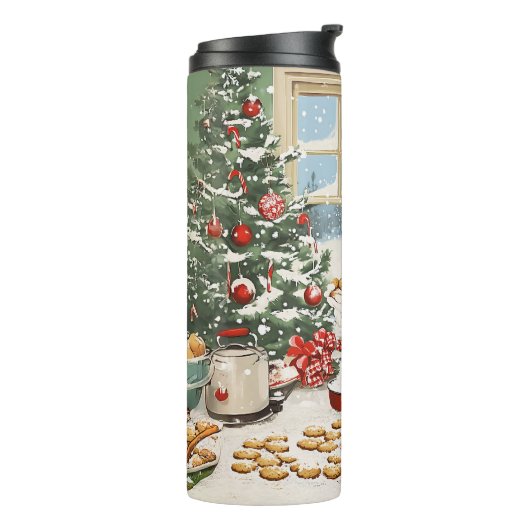 Mrs Claus Holiday Baking Delight Thermosbeker (Gedraaid links)