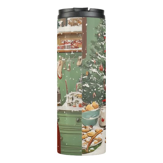 Mrs Claus Holiday Baking Delight Thermosbeker (Achterkant)