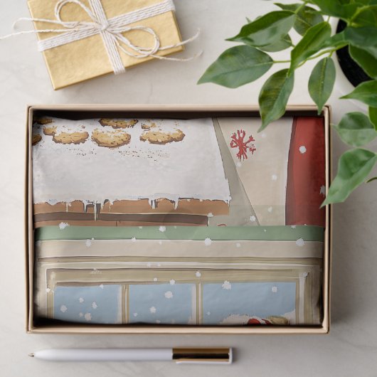 Mrs Claus Holiday Baking Delight Tissuepapier (Geschenk)