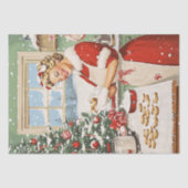 Mrs Claus Holiday Baking Delight Tissuepapier (Voorkant)
