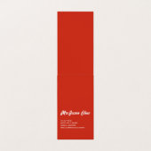 Mrs Claus Holiday Baking Delight Visitekaartje (Binnenkant ongevouwen)