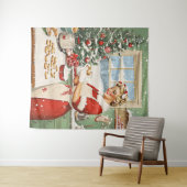 Mrs Claus Holiday Baking Delight Wandkleed (In Situ (horizontaal))