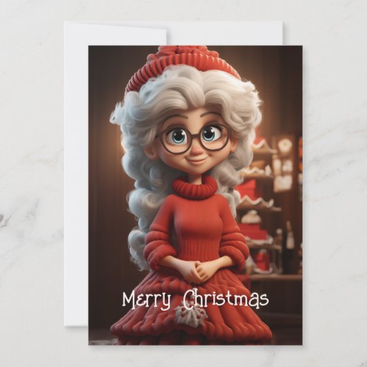 Mrs Claus Knit Dress (Voorkant)