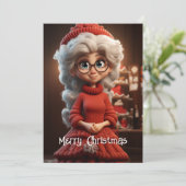 Mrs Claus Knit Dress (Staand voorkant)