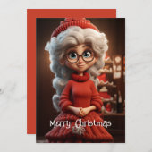 Mrs Claus Knit Dress (Voorkant / Achterkant)