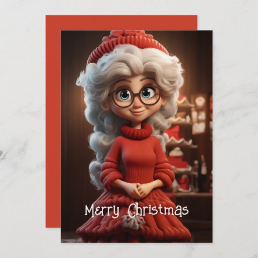 Mrs Claus Knit Dress (Voorkant / Achterkant)