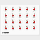 Mrs. Claus sticker (Vel)