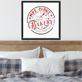 Mrs Clause Bakery | boerderij Canvas Afdruk (Insitu (Slaapkamer))