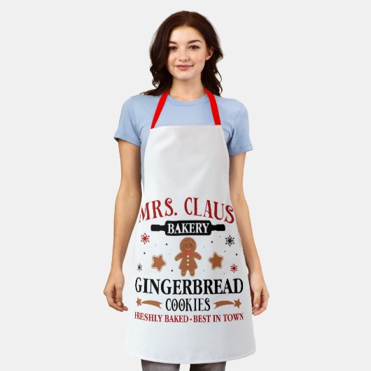Mrs Clause Baking Schort (Gedragen)