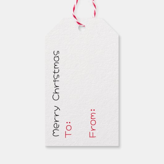 Mrs Clause Kissing Santa Schattige Kerstmis Cadeaulabel (Achterkant)