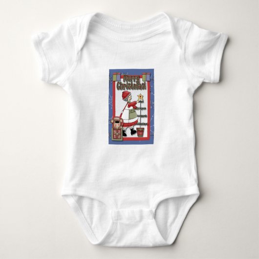 Mrs Clause Tree Decorating Romper (Voorkant)