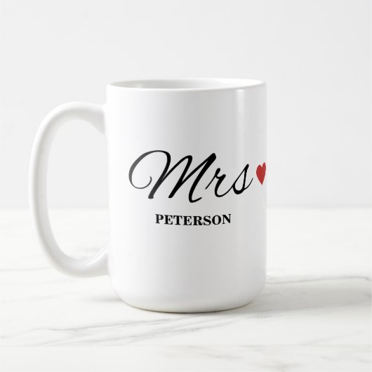 MRS Custom Koppel Mok Huwelijksmok Jubileum (Links)
