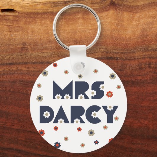 Mrs Darcy Sleutelhanger (Voorkant)