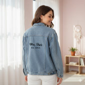 Mrs. Davis Established Year Denim Jacket