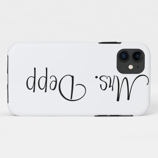 Mrs Depp Phone Case (Achterkant (horizontaal))