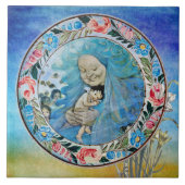 Mrs Doasyouwone beroemd gemaakt door Jessie Willco Tegeltje (Voorkant)