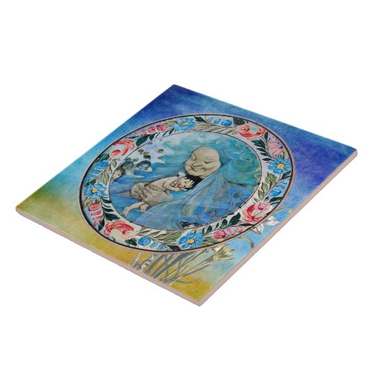 Mrs Doasyouwone beroemd gemaakt door Jessie Willco Tegeltje (Zijkant)