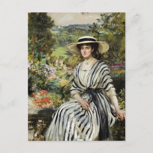 Mrs Edward Windsor Hussey | James Jebusa Shannon Briefkaart (Voorkant)