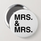 MRS EN MEVROUW. -.png Ronde Button 4,0 Cm (Voorkant /achterkant)