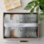 Mrs en Mr. Christmas Fox met sjaal en kerstmuts Tissuepapier (Geschenk)