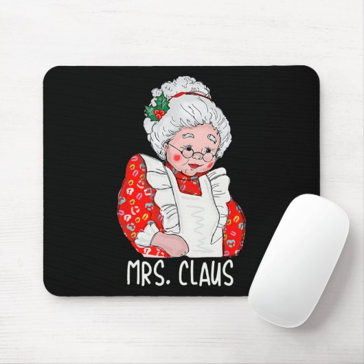 Mrs en Mr Sinterklaas Koppels Matching Christmas Muismat (Met muis)