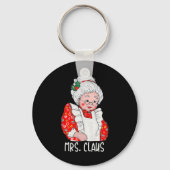 Mrs en Mr Sinterklaas Koppels Matching Christmas Sleutelhanger (Voorkant)