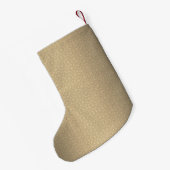 MRS en MRS Champagne Damask met Year and Names S. Kleine Kerstsok (Achterkant (Hangend))