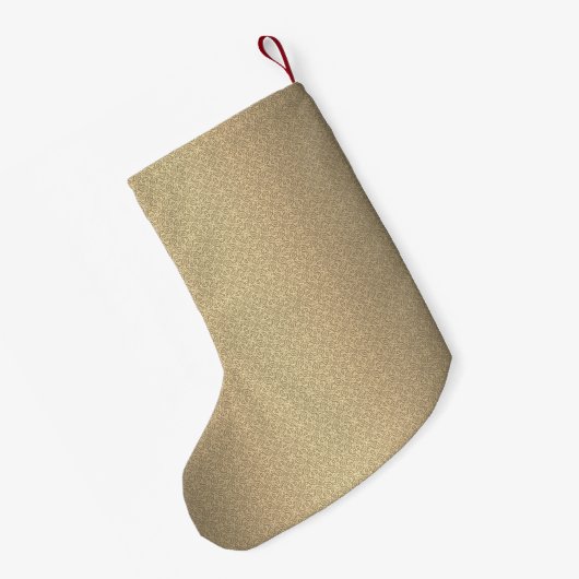 MRS en MRS Champagne Damask met Year and Names S. Kleine Kerstsok (Achterkant (Hangend))