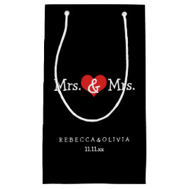 Mrs. en Mrs. Two Brides Wedding  Klein Cadeauzakje