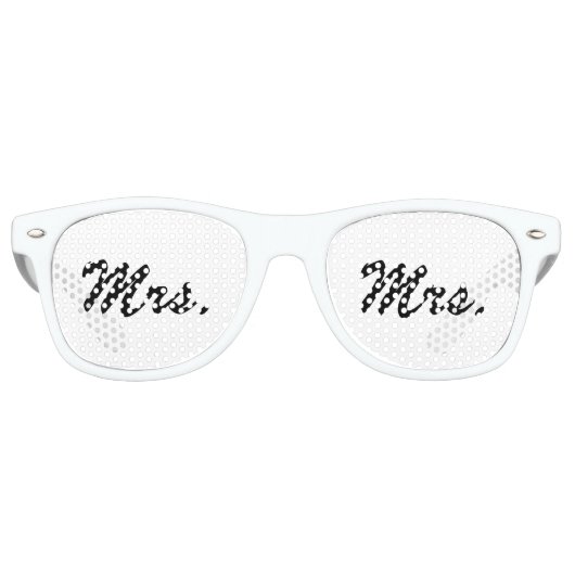 "Mrs." Feest Zonnebrillen (Voorkant)