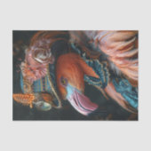 Mrs Flamingo Tissuepapier (Voorkant)