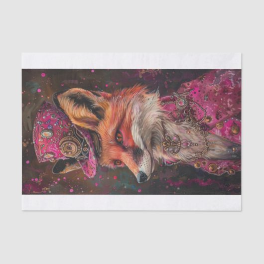 Mrs Fox Tissuepapier (Voorkant)