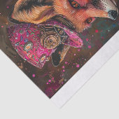 Mrs Fox Tissuepapier (Detail)