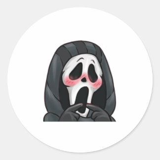Mrs Ghosty Ronde Sticker