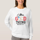 Mrs. Good Thing Women's T-Shirt (Voorkant)