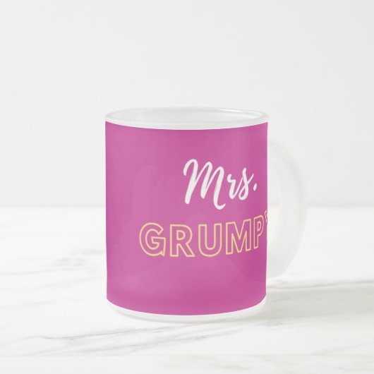 Mrs Grumpy Mok |Koffie-mok | koppel (Voorkant rechts)