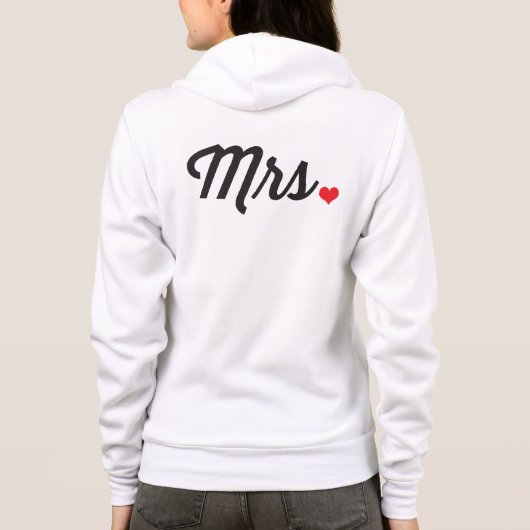 Mrs Heart Hoodie (Achterkant)