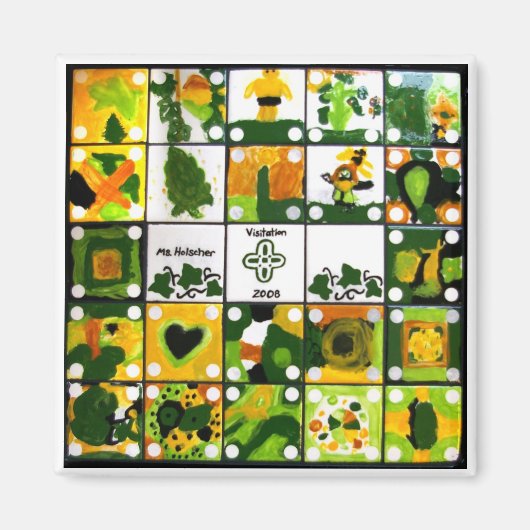 Mrs Holscher's klassenmagneet Magneet (Voorkant)