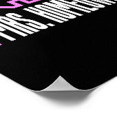 Mrs. Homeowner First Time Homeowner Housewarming Poster (Hoek)