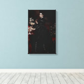 Mrs James Guthrie Canvas Afdruk (Insitu (Houten vloer))