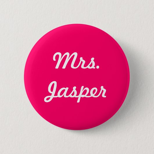 Mrs Jasper Ronde Button 5,7 Cm (Voorkant)