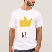 Mrs King en Queen Couple T-shirt (Voorkant)