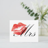 Mrs Lips Briefkaart (Staand voorkant)