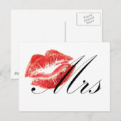 Mrs Lips Briefkaart (Voorkant / Achterkant)