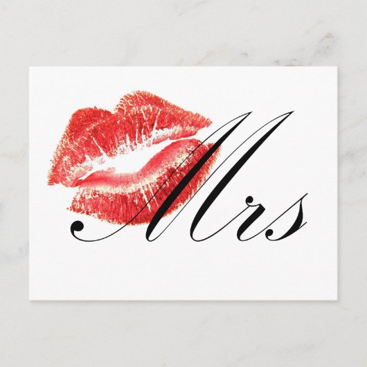 Mrs Lips Briefkaart (Voorkant)