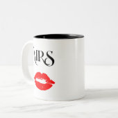 Mrs Lips Coffee Mok (Voorkant links)