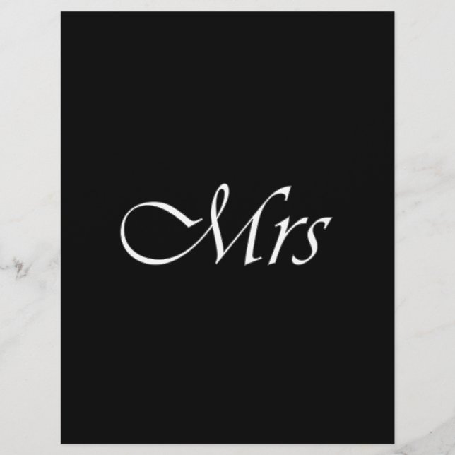 Mrs Monogram (Voorkant)