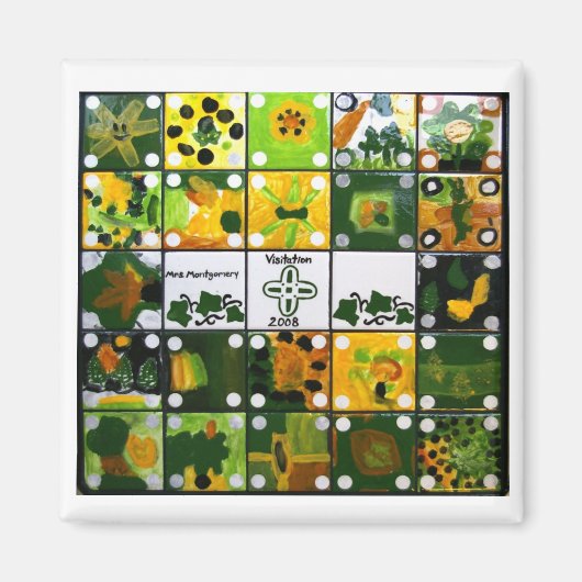 Mrs Montgomery's klassenmagneet Magneet (Voorkant)