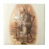“Mrs Mouse Breiend” door Beatrix Potter Tegeltje (Voorkant)
